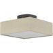 Summit 4 Light 15 inch Bronze Semi Flush Mount Ceiling Light, Large