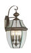 Monterey 3 Light 23 inch Bronze Outdoor Wall Lantern