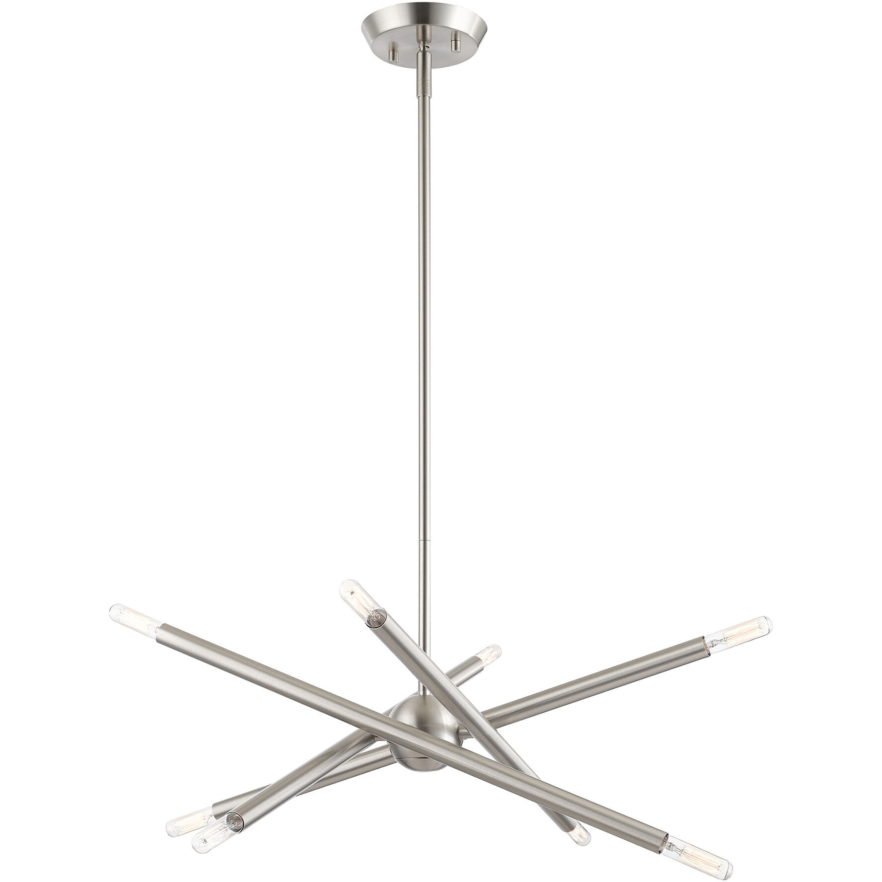 Soho 8 Light 20 inch Brushed Nickel Chandelier Ceiling Light