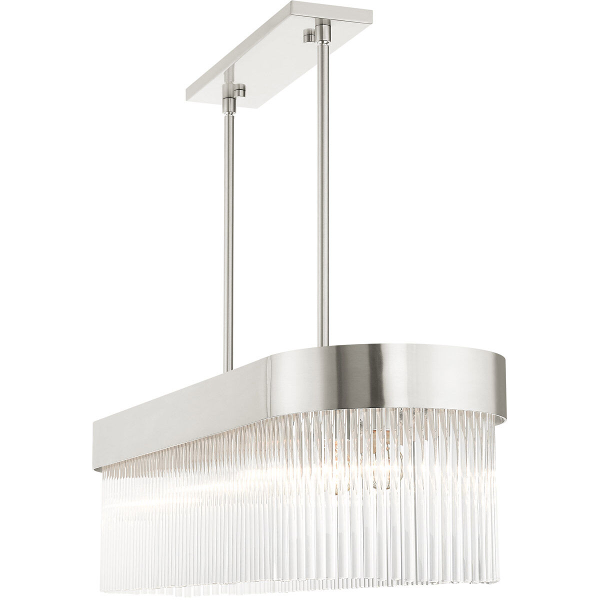 Norwich 6 Light 12 inch Brushed Nickel Chandelier Ceiling Light