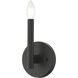 Copenhagen 1 Light 5.13 inch Black ADA Wall Sconce Wall Light, Single
