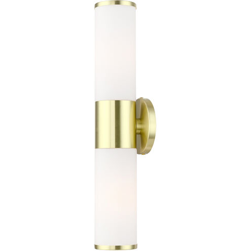 Lindale 2 Light 4 inch Satin Brass Vanity Sconce Wall Light