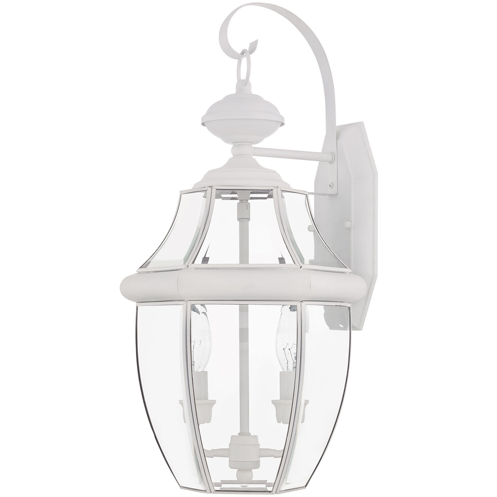 Monterey 2 Light 20 inch White Outdoor Wall Lantern