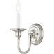 Cranford 1 Light 5 inch Brushed Nickel Wall Sconce Wall Light