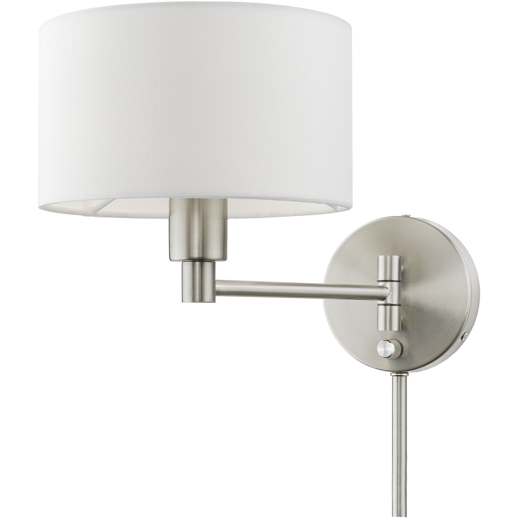 Allison 15 inch 60.00 watt Brushed Nickel Swing Arm Wall Lamp Wall Light