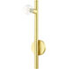 Bannister 1 Light 5 inch Satin Brass Wall Sconce Wall Light