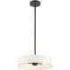 Venlo 4 Light 14 inch Black with Brushed Nickel Accents Pendant Ceiling Light