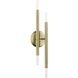 Soho 4 Light 5 inch Antique Brass ADA Sconce Wall Light