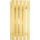 Greenwich 1 Light 17 inch Satin Brass Outdoor Wall Lantern