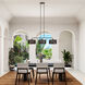 Acordia 3 Light 12 inch English Bronze Extra Large Linear Chandelier Ceiling Light, Extra Large