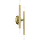 Soho 4 Light 5 inch Antique Brass ADA Sconce Wall Light