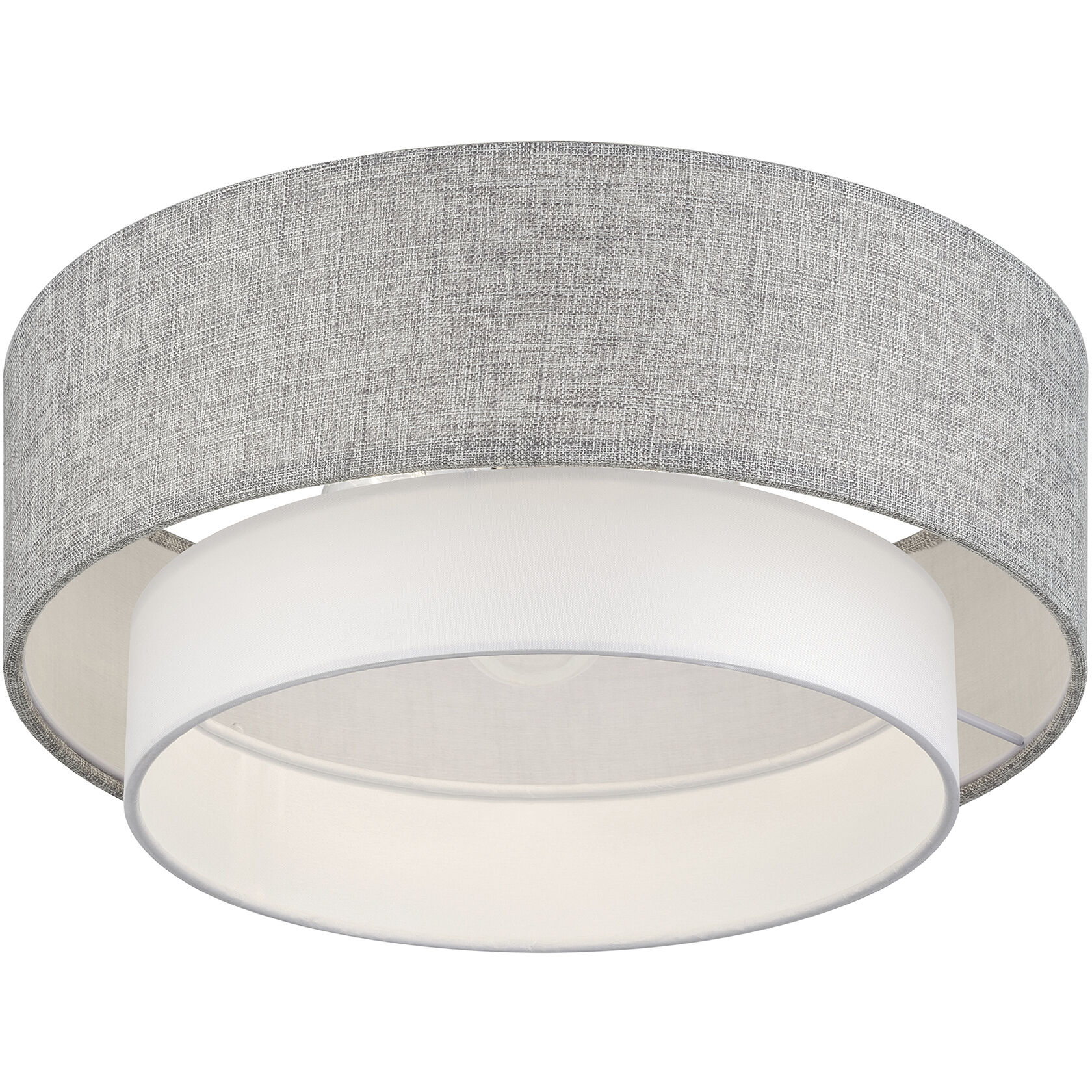 Brookmeade 3 Light 18 inch Brushed Nickel Semi-Flush Ceiling Light