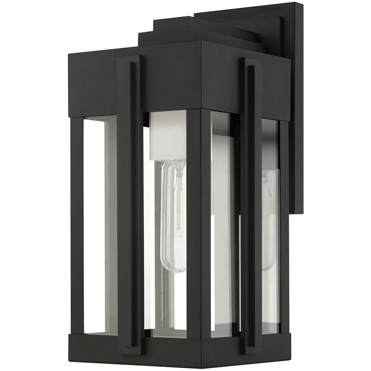 Lexington 1 Light 13 inch Black Outdoor Wall Lantern