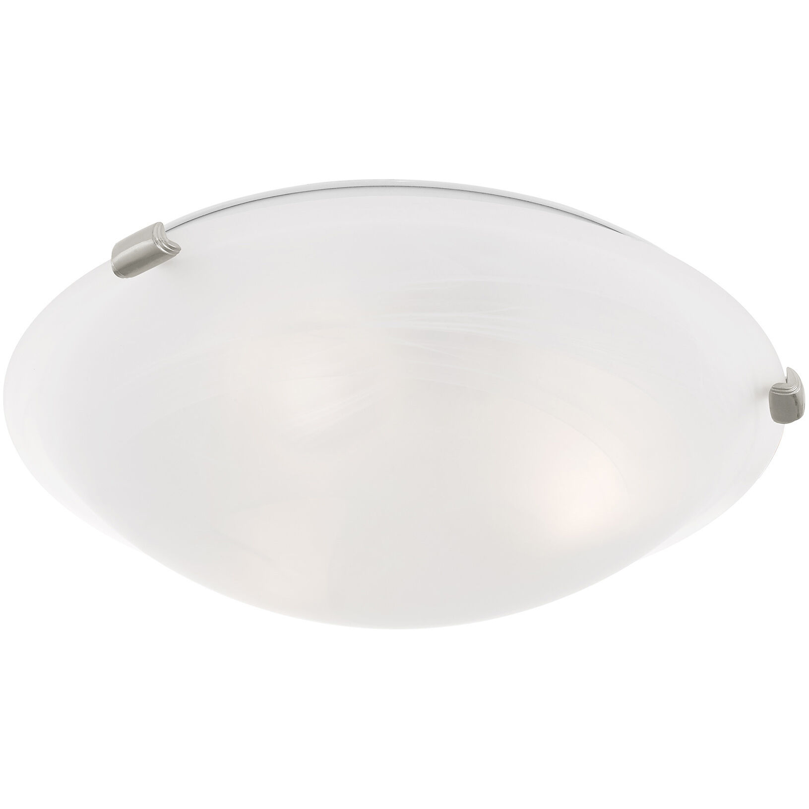 Oasis 3 Light 17 inch Brushed Nickel Semi-Flush Mount Ceiling Light