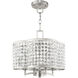 Grammercy 4 Light 14 inch Brushed Nickel Convertible Mini Chandelier/Ceiling Mount Ceiling Light