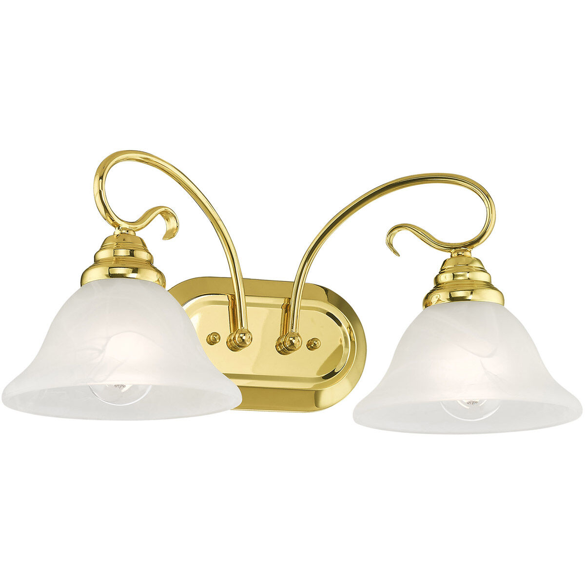 Coronado 2 Light 19 inch Polished Brass Bath Vanity Wall Light