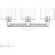 Bernardino 3 Light 23.75 inch Polished Chrome Vanity Wall Sconce Wall Light