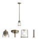 Lawrenceville 1 Light 5 inch Antique Brass Mini Pendant Ceiling Light