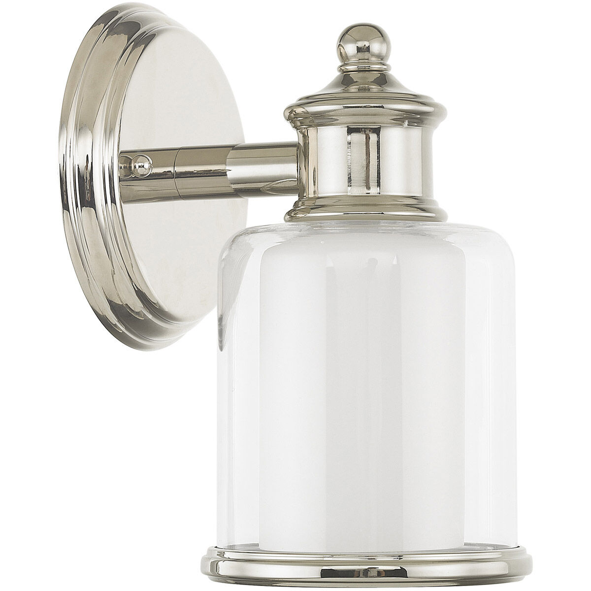 Middlebush 1 Light 6 inch Polished Nickel Wall Sconce Wall Light
