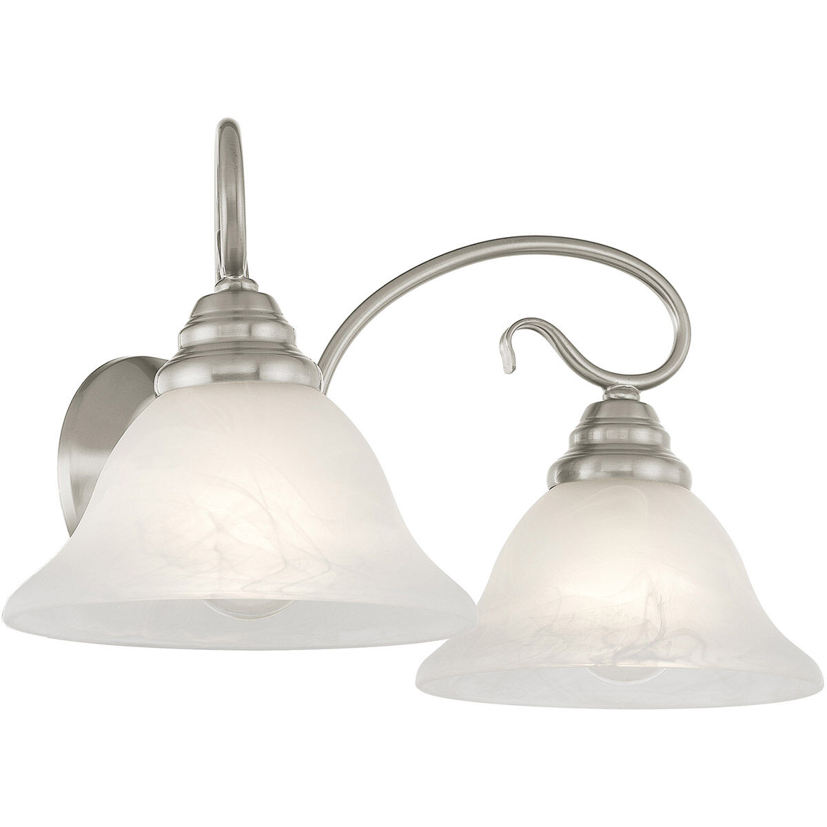 Coronado 2 Light 19 inch Brushed Nickel Bath Vanity Wall Light