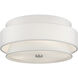Fontana 5 Light 21 inch Brushed Nickel Semi-Flush Ceiling Light