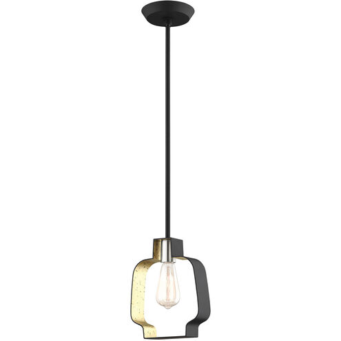 Meadowbrook 1 Light 8 inch Black with Brushed Nickel Accents Pendant Ceiling Light