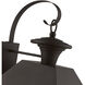 Wentworth 4 Light 28 inch Bronze with Antique Brass Finish Cluster Outdoor Extra Wall Lantern, Extra Large