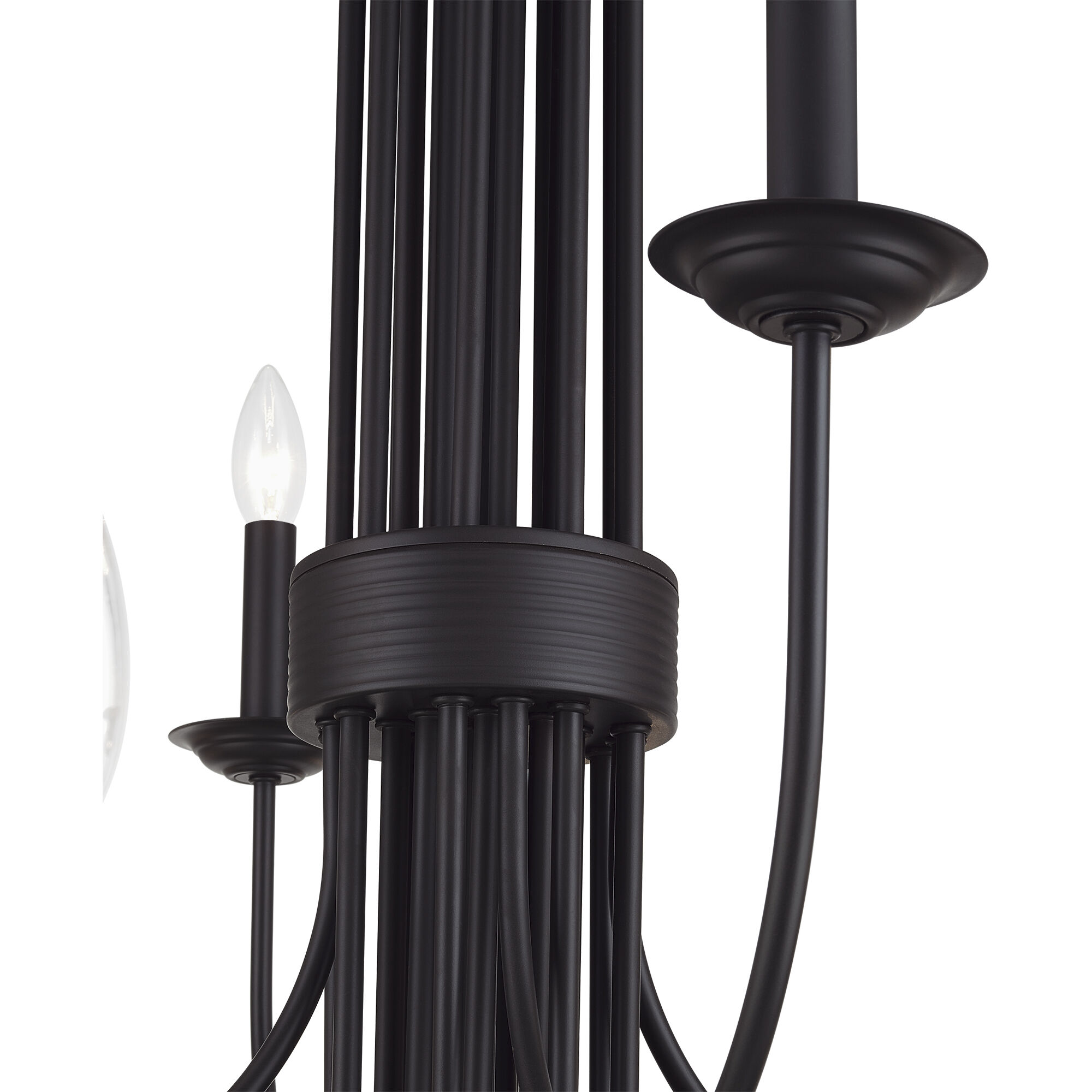 Estate 24 Light 60 inch Bronze Foyer Chandelier Ceiling Light