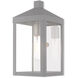 Nyack 1 Light 12.75 inch Nordic Gray Outdoor Wall Lantern