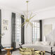 Soho 14 Light 40 inch Satin Brass Foyer Chandelier Ceiling Light