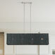 Weavington 4 Light 7.75 inch Brushed Nickel Large Linear Chandelier Ceiling Light, Large