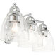 Montgomery 3 Light 23 inch Polished Chrome Vanity Sconce Wall Light