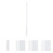 Allison 84 inch Textured White Outdoor Lamp Post