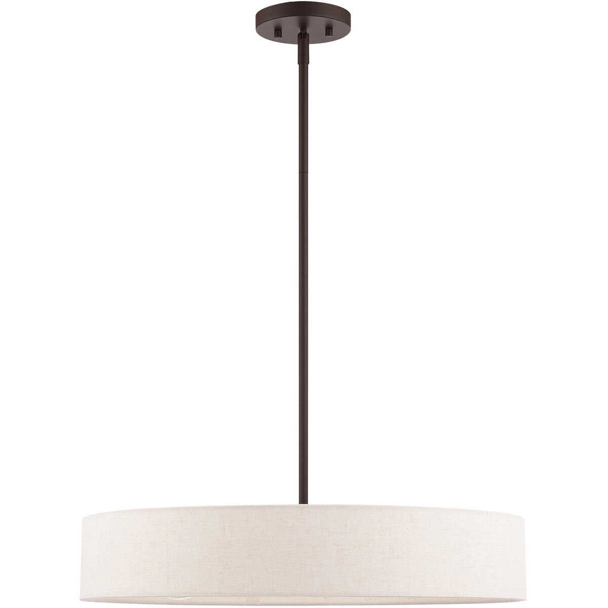 Venlo 4 Light 22 inch Bronze with Antique Brass Accents Pendant Ceiling Light