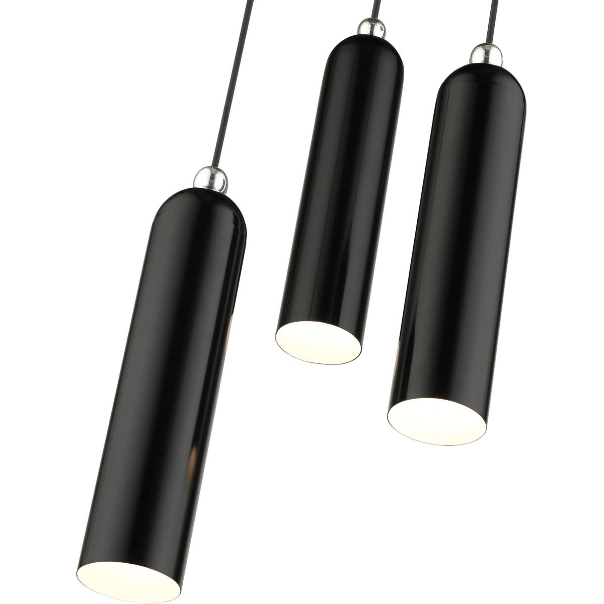 Ardmore 3 Light 13 inch Shiny Black Pendant Ceiling Light