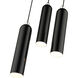 Ardmore 3 Light 13 inch Shiny Black Pendant Ceiling Light