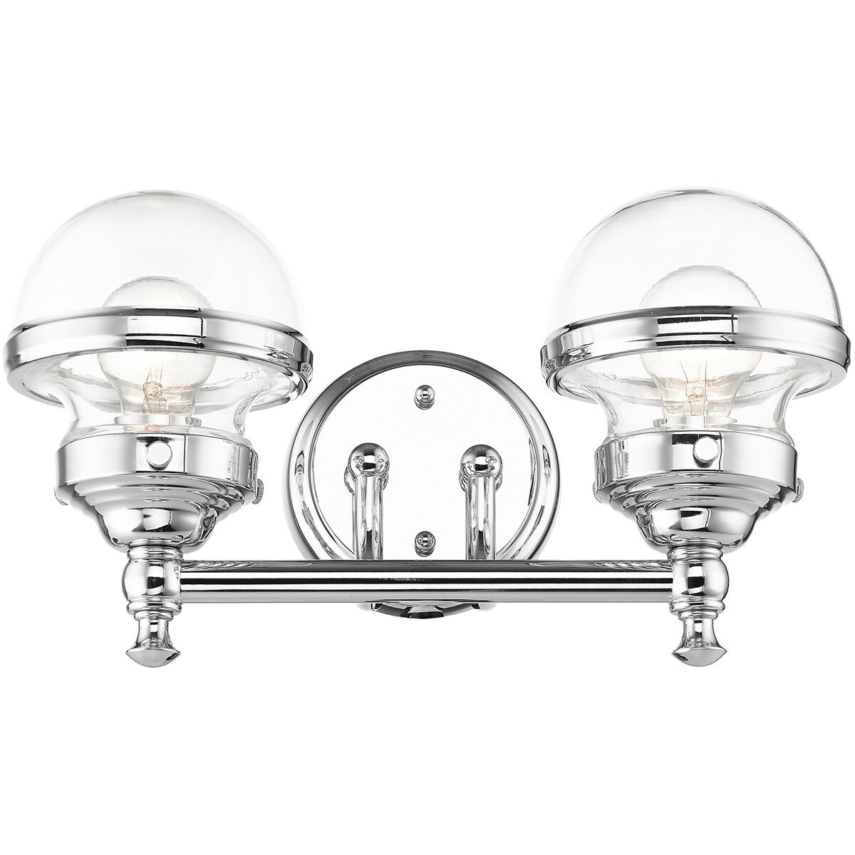 Oldwick 2 Light 15 inch Polished Chrome Vanity Sconce Wall Light