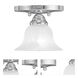 Edgemont 1 Light 7 inch Polished Chrome Semi-Flush Mount Ceiling Light