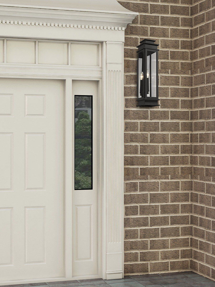 Princeton 1 Light 20.25 inch Black Outdoor Wall Lantern