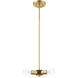 Copenhagen 3 Light 13 inch Satin Brass Mini Chandelier Ceiling Light
