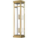 Hopewell 2 Light 22 inch Antique Brass Outdoor Wall Lantern 