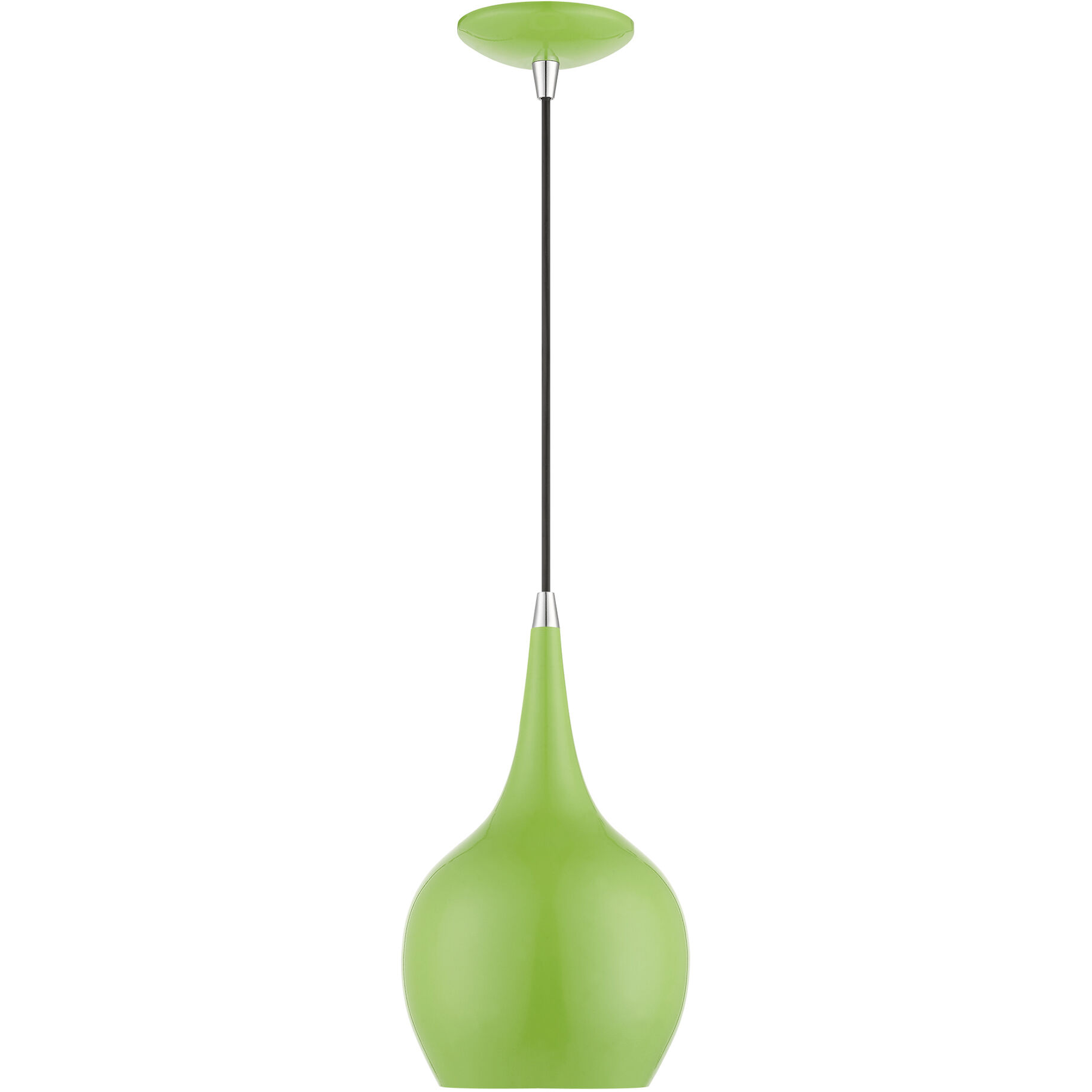 Livex Lighting 49016-78 Andes 1 Light 8 inch Shiny Apple Green