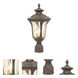 Oxford 1 Light 19 inch Imperial Bronze Outdoor Post Top Lantern