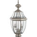 Monterey 2 Light 22 inch Brushed Nickel Outdoor Post Top Lantern