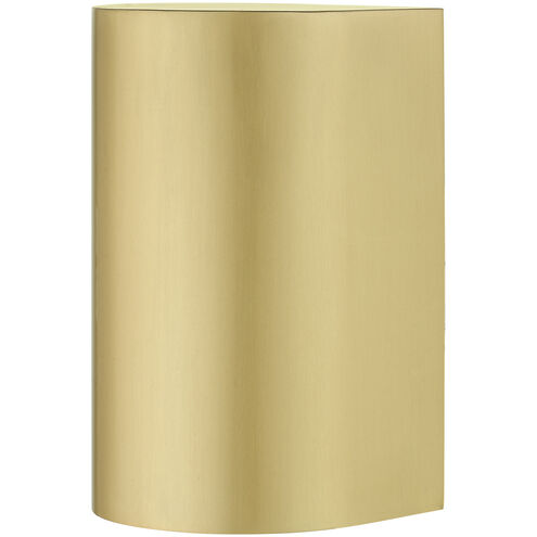 Bond 1 Light 7 inch Satin Gold Outdoor / Indoor Small Sconce, Small