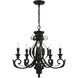 Valencia 5 Light 25.00 inch Chandelier