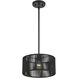 Acordia 1 Light 12 inch Black Pendant Ceiling Light