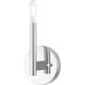 Copenhagen 1 Light 5.13 inch Polished Chrome ADA Single ADA Sconce Wall Light, Single