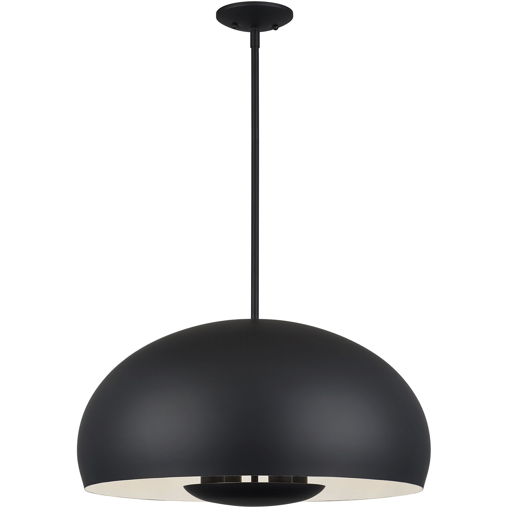 Domma 4 Light 22.5 inch Black Pendant Ceiling Light