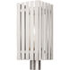 Greenwich 1 Light 20 inch Brushed Nickel Outdoor Post Top Lantern